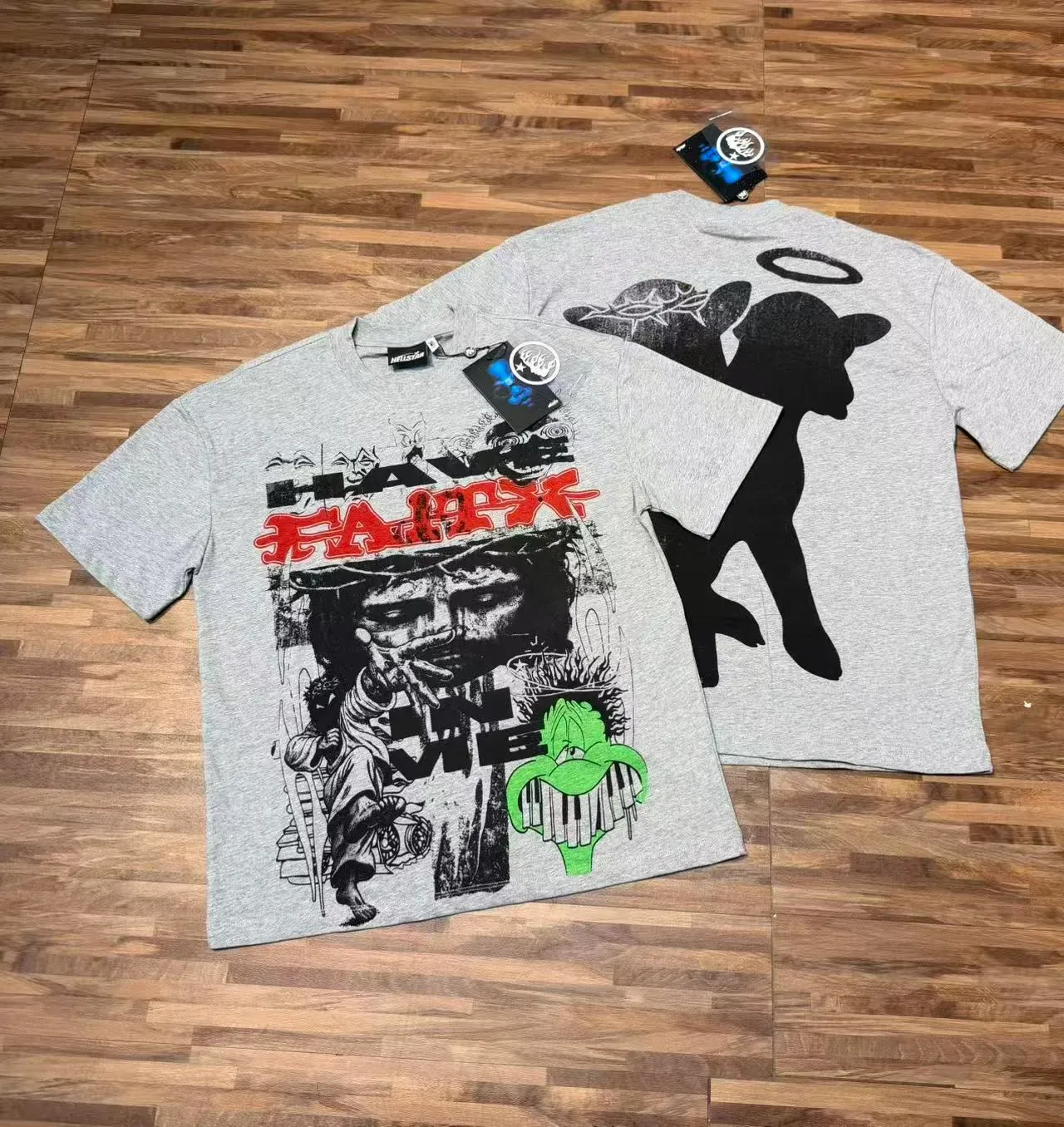 Hellstar Oversized Graphic Print T-Shirt 13
