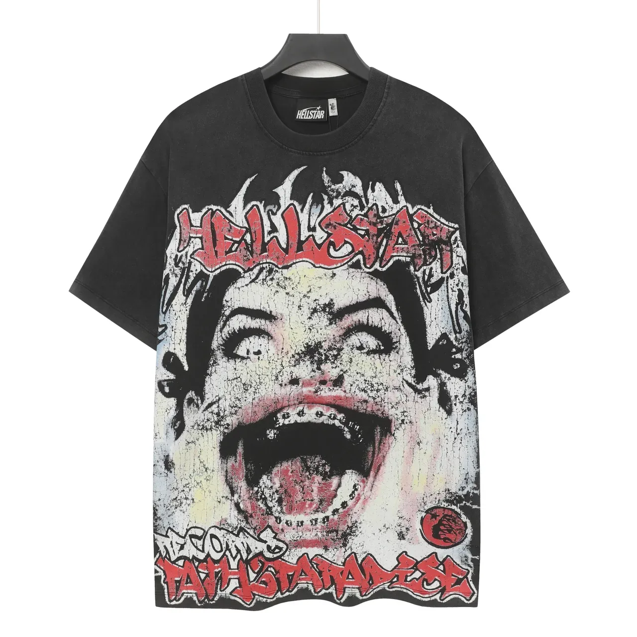 Hellstar Path Staradise Distressed Graphic Oversized T-Shirt 2