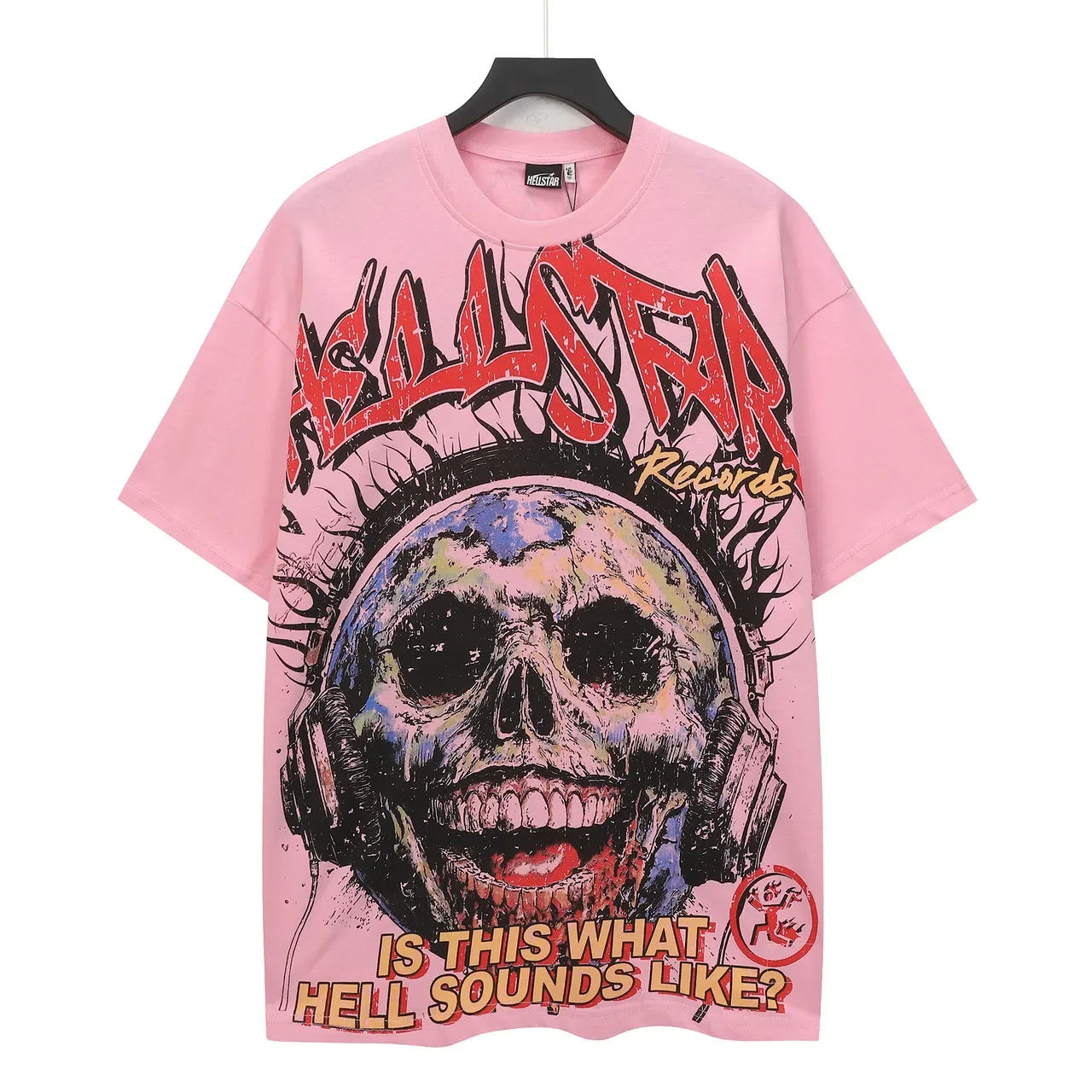 Hellstar Records Skull Graphic Oversized T-Shirt 4