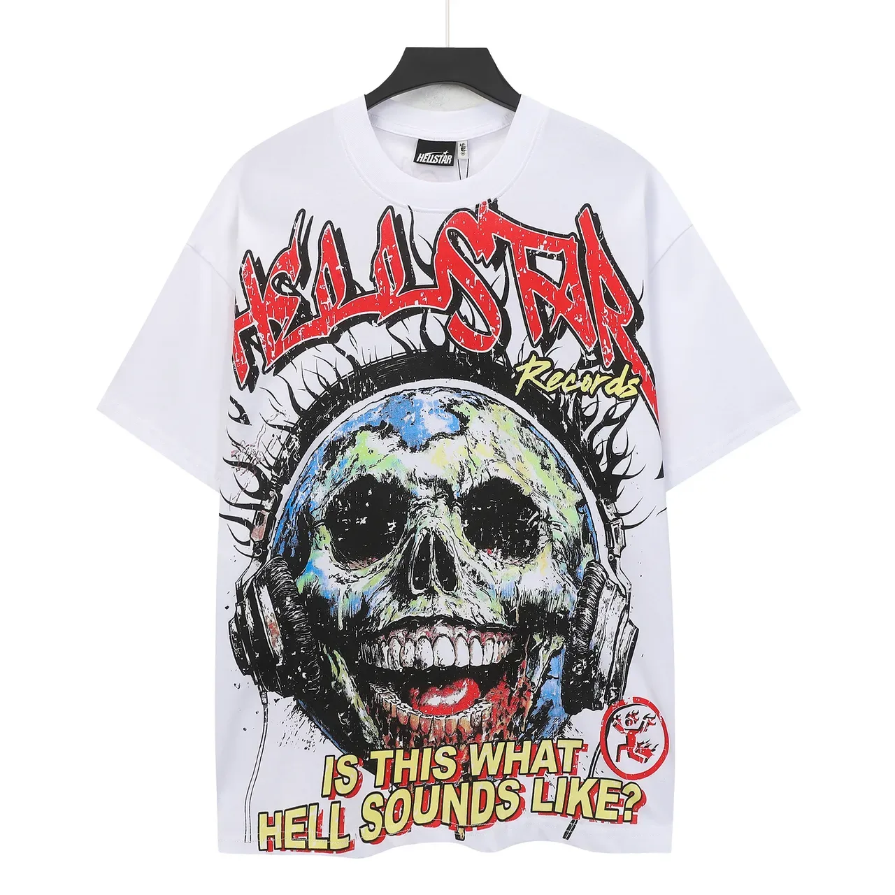 Hellstar Records Skull Graphic Oversized T-Shirt 6