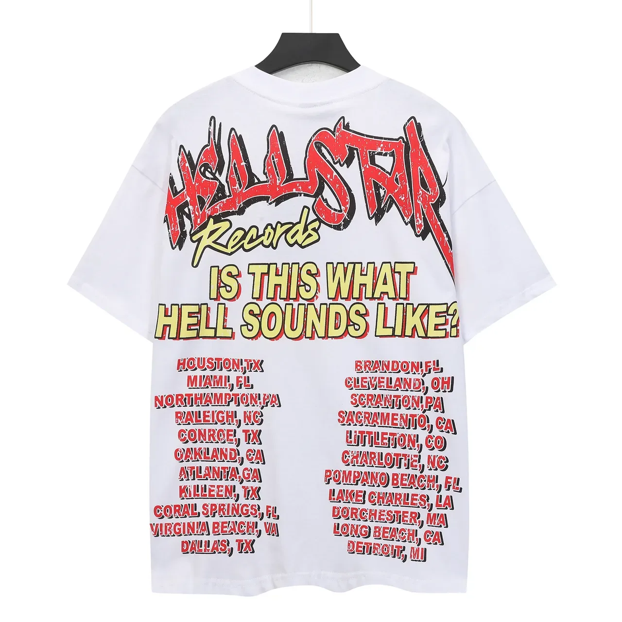 Hellstar Records Skull Graphic Oversized T-Shirt 7