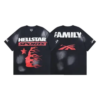 تي شيرت أوفرسايز Hellstar Sports Family بطبعة جرافيك