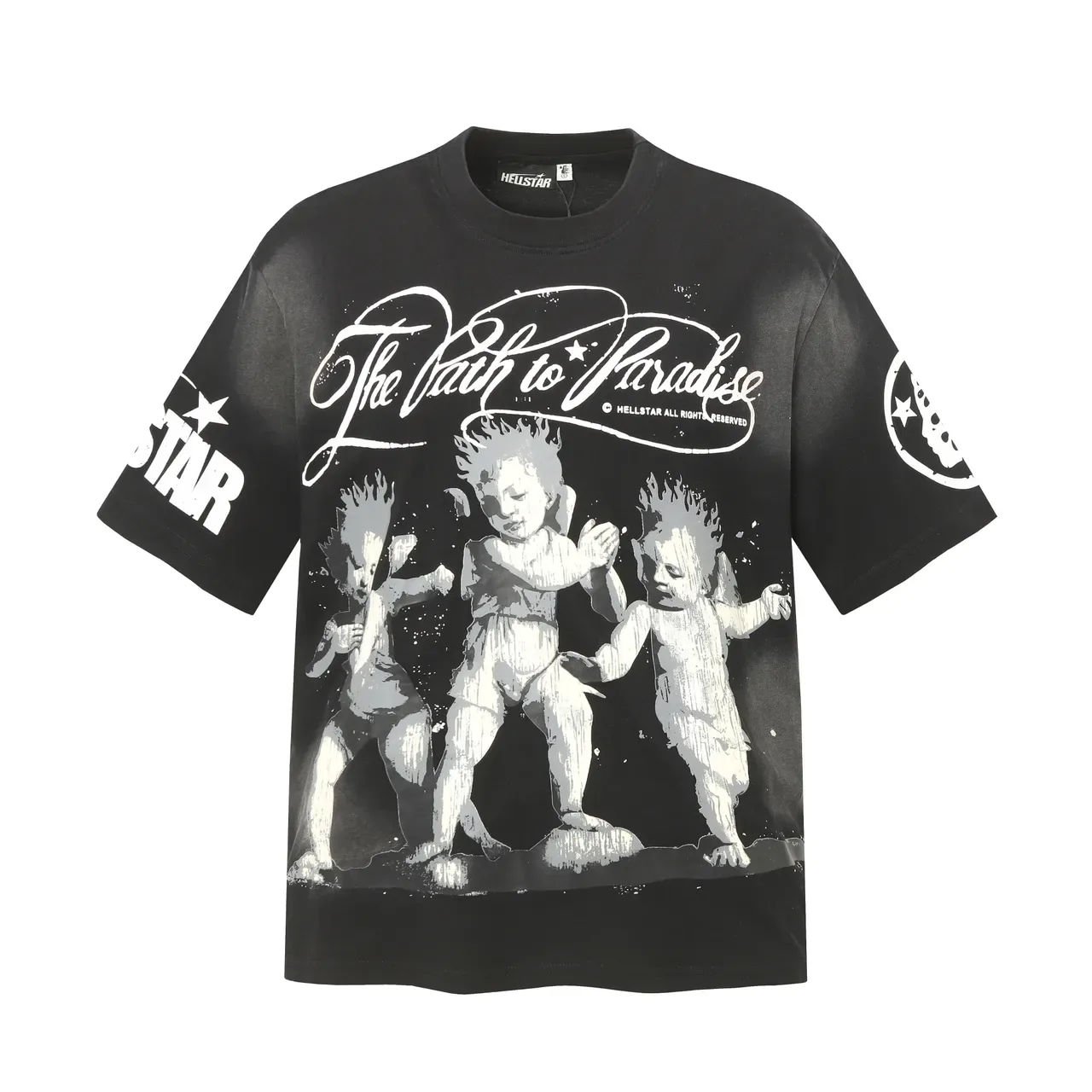 Hellstar The Path to Paradise Graphic Print Black T-Shirt 2