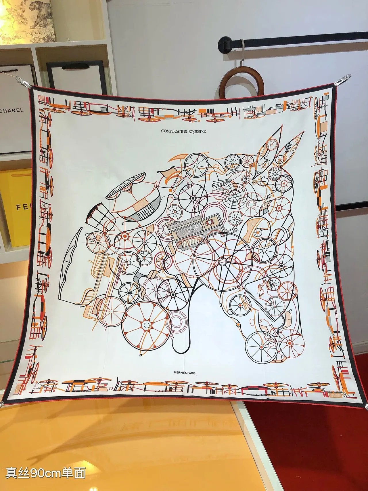Hermès Aviation Motif Silk Scarf 5