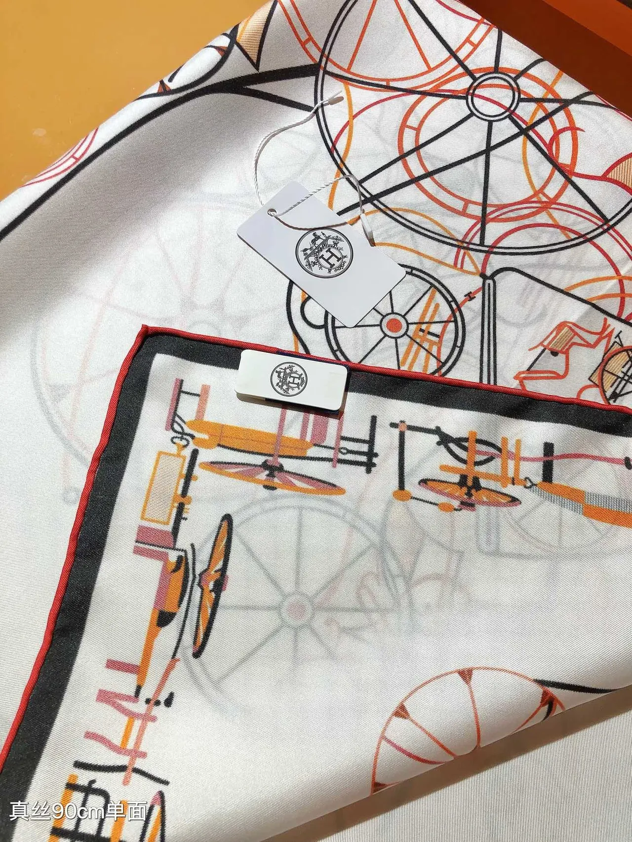 Hermès Aviation Motif Silk Scarf 8