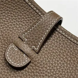 Hermès Evelyne perforé H Logo Cuir Tobacco sac underarm 14