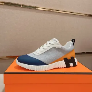 Hermès H-Heel Color-Block Lifestyle Sneakers