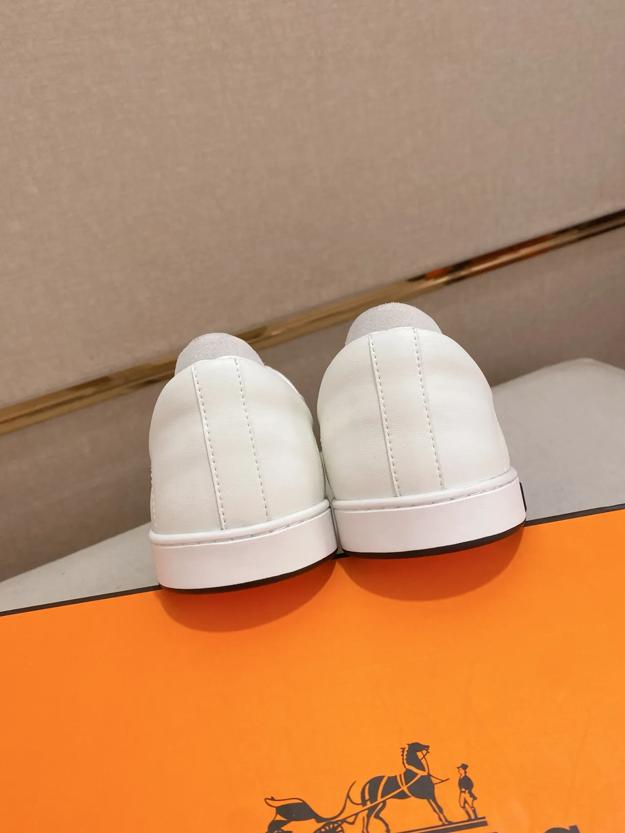 Hermès H Sneaker White Minimalist Lifestyle Sneaker 3