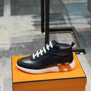 Hermès Oran Sneaker Black White Orange Lifestyle Sneakers