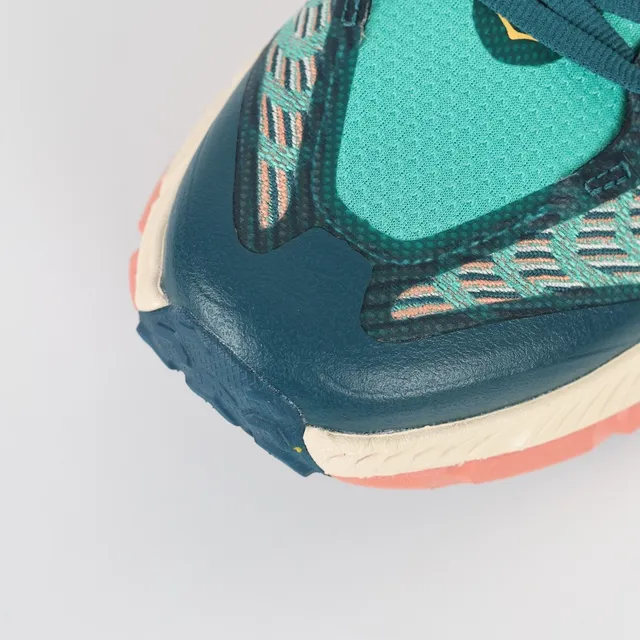 Hoka Clifton Blue Orange Engineered Mesh Upper Multi-Layered Midsole Running Shoes 5