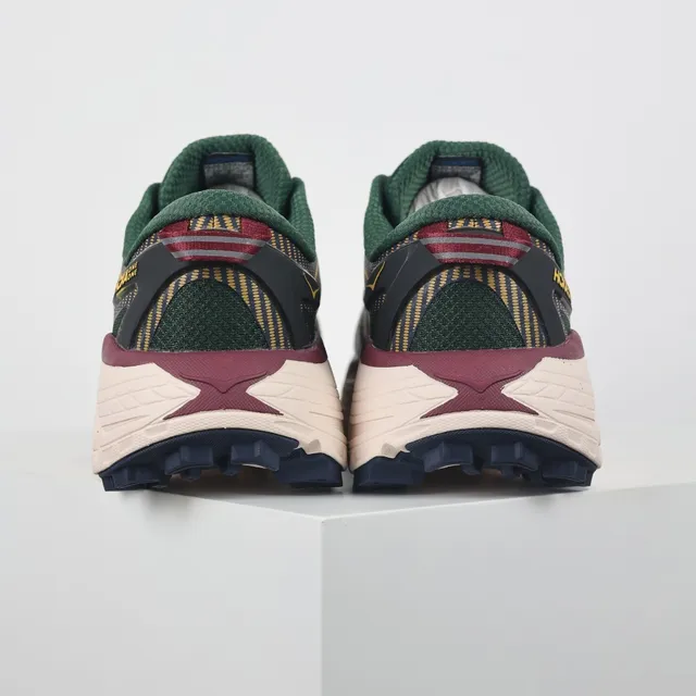 Hoka Mafate Speed 2 Navy Green Gold chaussures de course 8