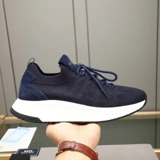 Hugo Boss أعلى نسيج كعب أنتي نافي لايف ستايل سنيكرز