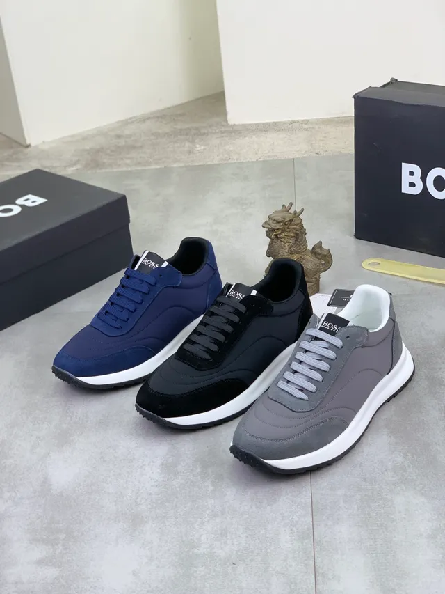 Hugo Boss Sneakers Lifestyle en Daim et Synthétique Navy 2