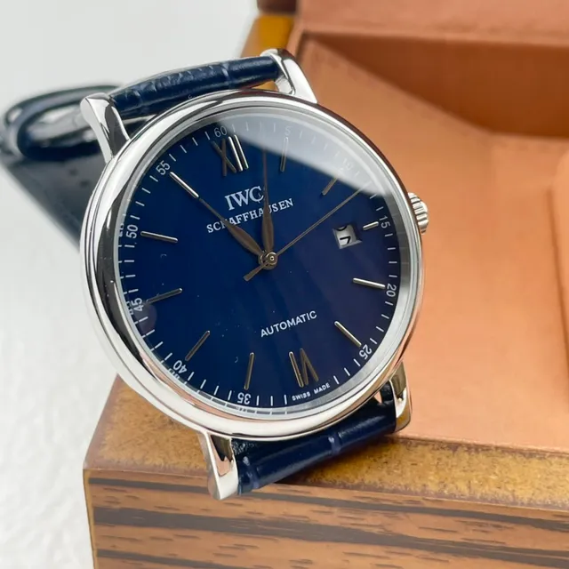 IWC Portugieser Automatic Blue Dial Mechanical Watch 3