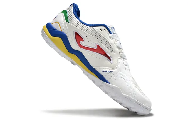 Joma PS Reactive White Blue Yellow Red Green Indoor Soccer Shoes 2