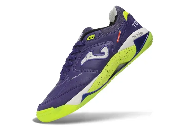 Joma Purple Yellow Low-Top Synthetic Leather Upper Lifestyle Sneakers 3