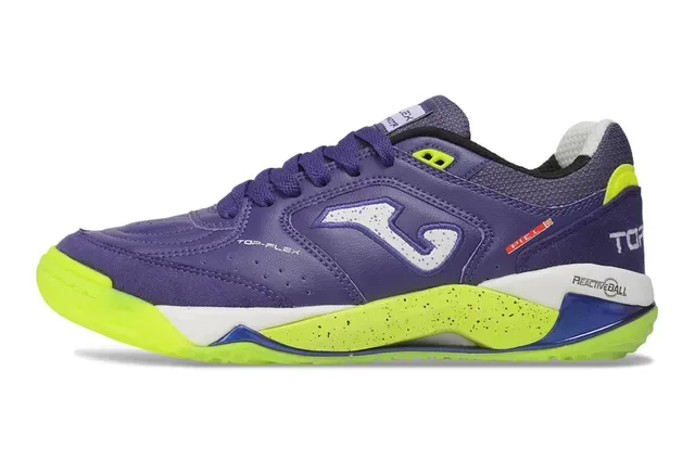 Joma Purple Yellow Low-Top Synthetic Leather Upper Lifestyle Sneakers 7