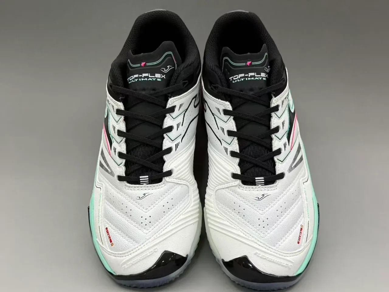 Joma TOP-FLEX White Black Mint Pink Lifestyle Sneakers 9