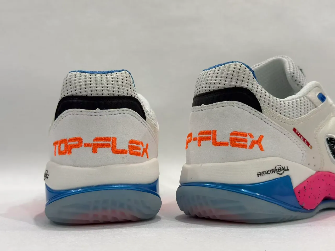 Joma Top-Flex White Pink Perforated Mesh Upper Lifestyle Sneakers 12