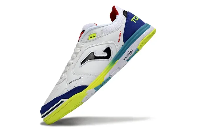 Joma Top-Plex White Blue Synthetic-Mesh Upper Sneakers 2