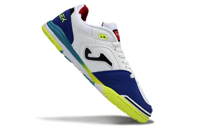 Joma Top-Plex White Blue Synthetic-Mesh Upper Sneakers 7