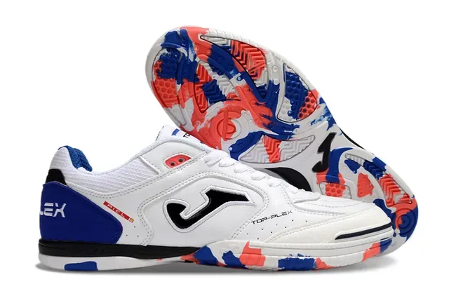 Joma Top-Plex White Blue Synthetic Upper Sneakers 23