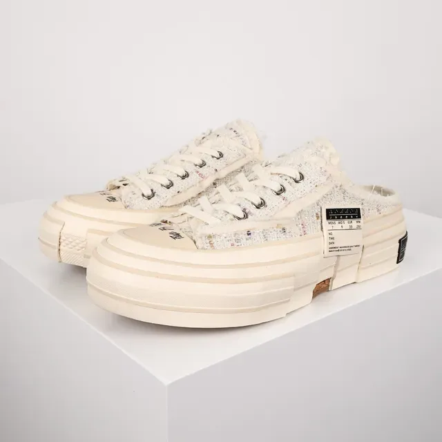 JW Anderson Tweed Mule Slip-On Lifestyle Sneakers 2