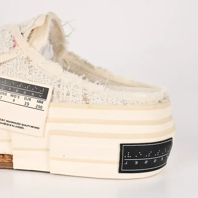 JW Anderson Tweed Mule Slip-On Lifestyle Sneakers 4