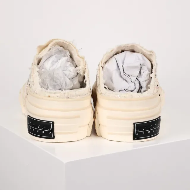 JW Anderson Tweed Mule Slip-On Lifestyle Sneakers 8