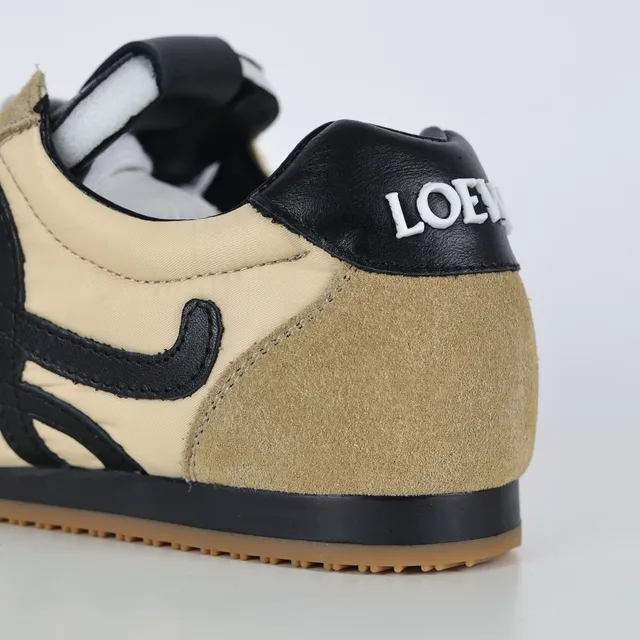 Loewe Flow Runner Beige and Black Lifestyle Sneakers 4