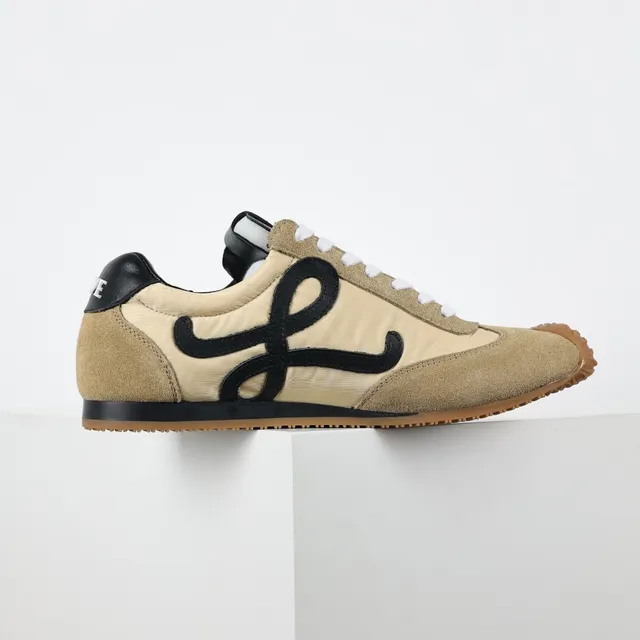 Loewe Flow Runner Beige and Black Lifestyle Sneakers 7