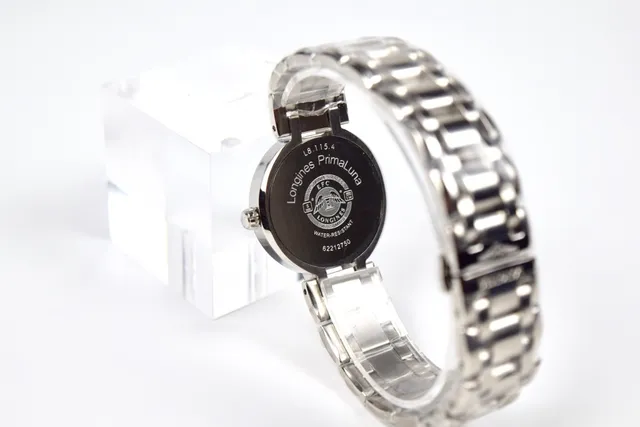 Longines Silver White Round Case Integrated Metal Bracelet Mechanical Watch 6