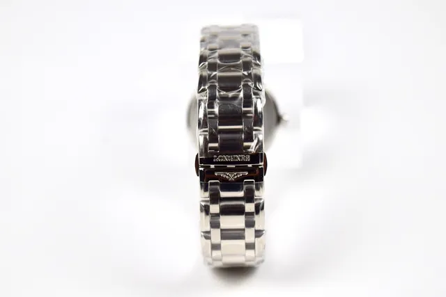 Longines Silver White Round Case Integrated Metal Bracelet Mechanical Watch 7