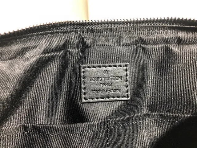 Louis Vuitton Black Gray Damier Graphite Monogram Canvas Rectangular Structured Silhouette Messenger Bag 2