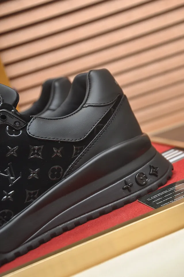 Louis Vuitton Black Monogrammed Upper Chunky Sculpted Sole Lifestyle Sneakers 2