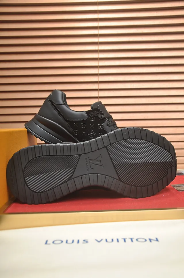 Louis Vuitton Black Monogrammed Upper Chunky Sculpted Sole Lifestyle Sneakers 3