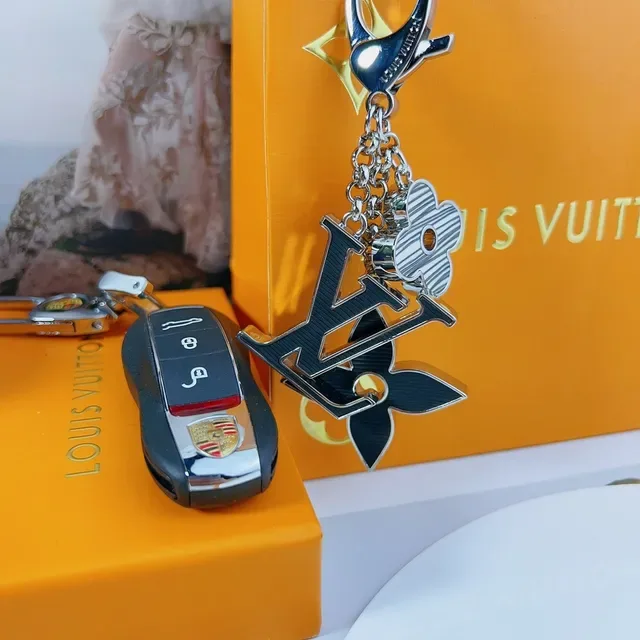 Louis Vuitton Black Silver Metal Chain Enamel Charms Bracelet 5