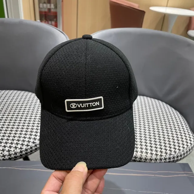 Louis Vuitton Black Structured Baseball Cap 6