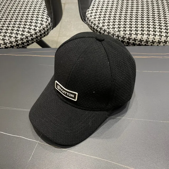 Louis Vuitton Black Structured Baseball Cap 9