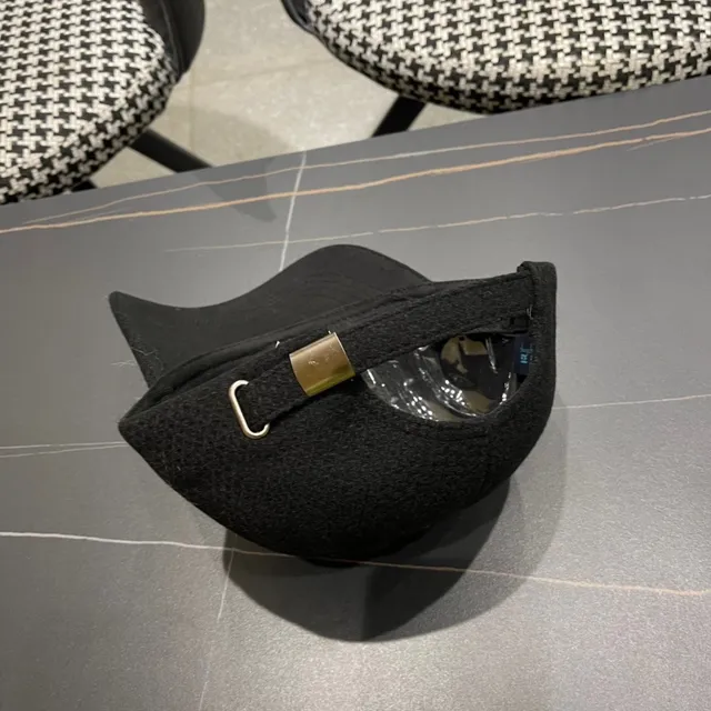Louis Vuitton Black Structured Baseball Cap 10