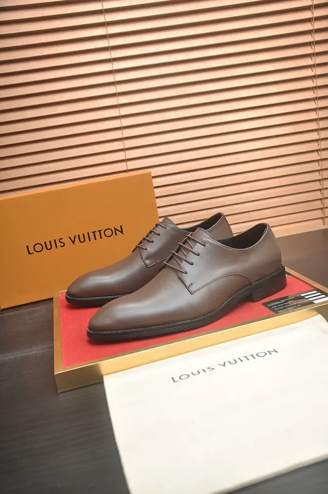 Louis Vuitton أحذية أكسفورد بني كاب تو 4