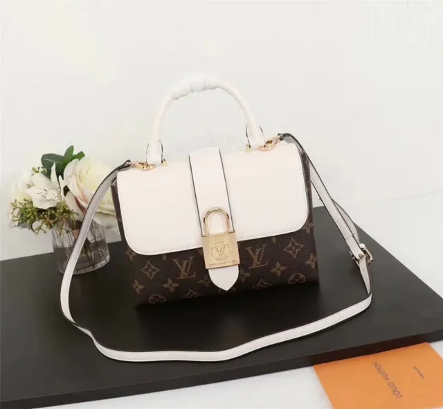 Louis Vuitton Brown Pink Structured Top-Handle Monogram Canvas Tote Bag 10