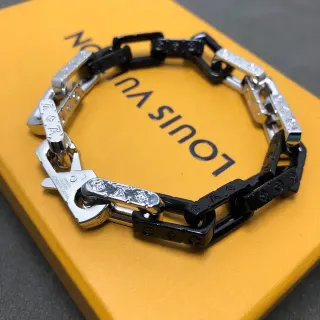 سوار لويس فويتون Chain Reaction Monogram ثنائي اللون