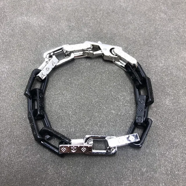 Louis Vuitton Chain Reaction Two-Tone Monogram Bracelet 3