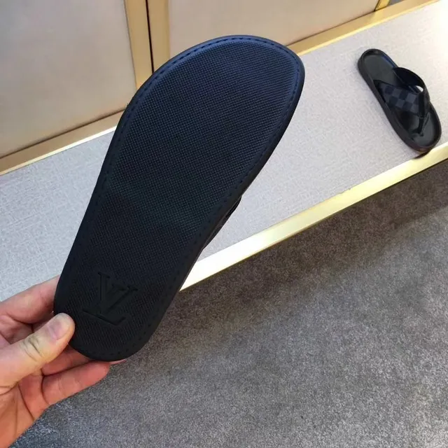 Louis Vuitton Damier Graphite Thong Slipper 3