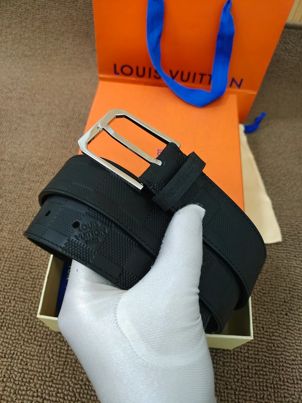 Louis Vuitton Damier Infini Leather Belt 2