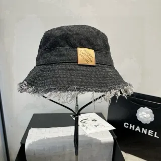 Louis Vuitton Denim Frayed Brim Bucket Hat