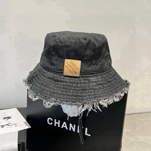 Louis Vuitton Denim Frayed Brim Bucket Hat 3