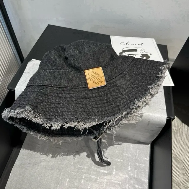Louis Vuitton Denim Frayed Brim Bucket Hat 5