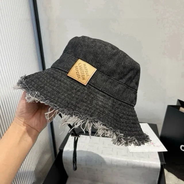 Louis Vuitton Denim Frayed Brim Bucket Hat 8